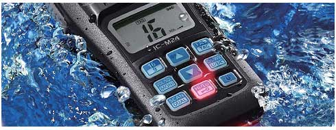 ICOM Ic-M24 Flash and float feature