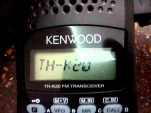 Kenwood TH-K2OA Display